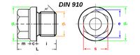 Verschlussschraube DIN 910 Details